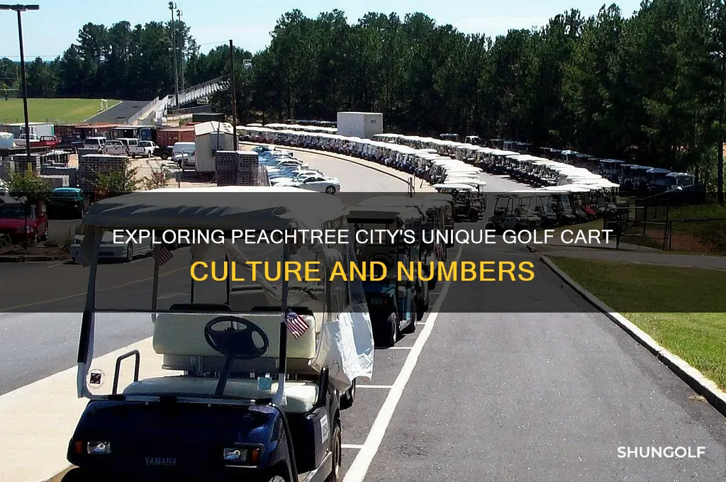 how many golf carts in peachtree city