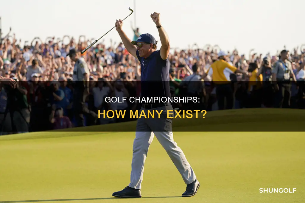 how many golf championships are there