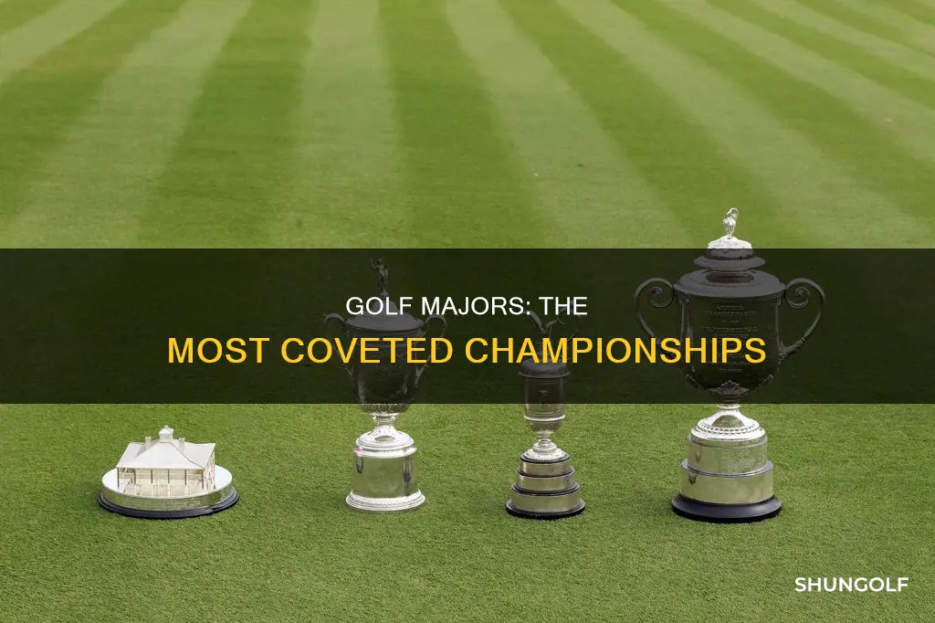 how many golf championships makeup majors