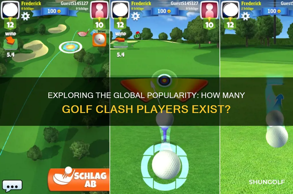 how many golf clash players are there