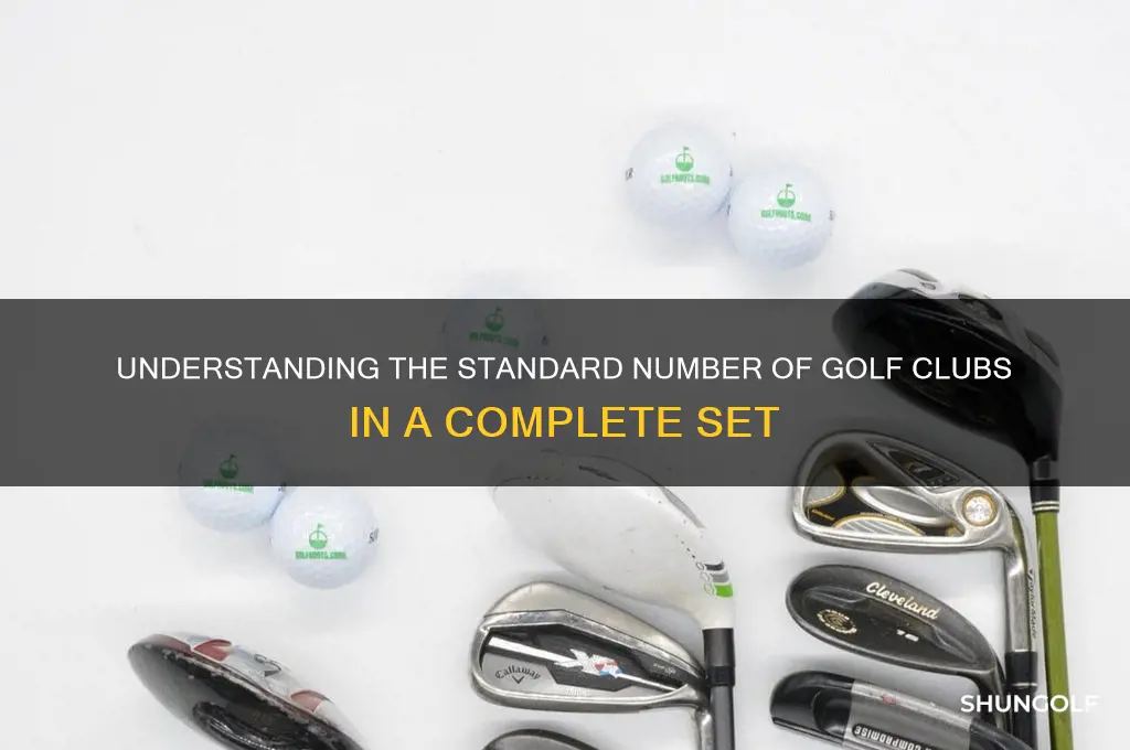 how many golf club in a set