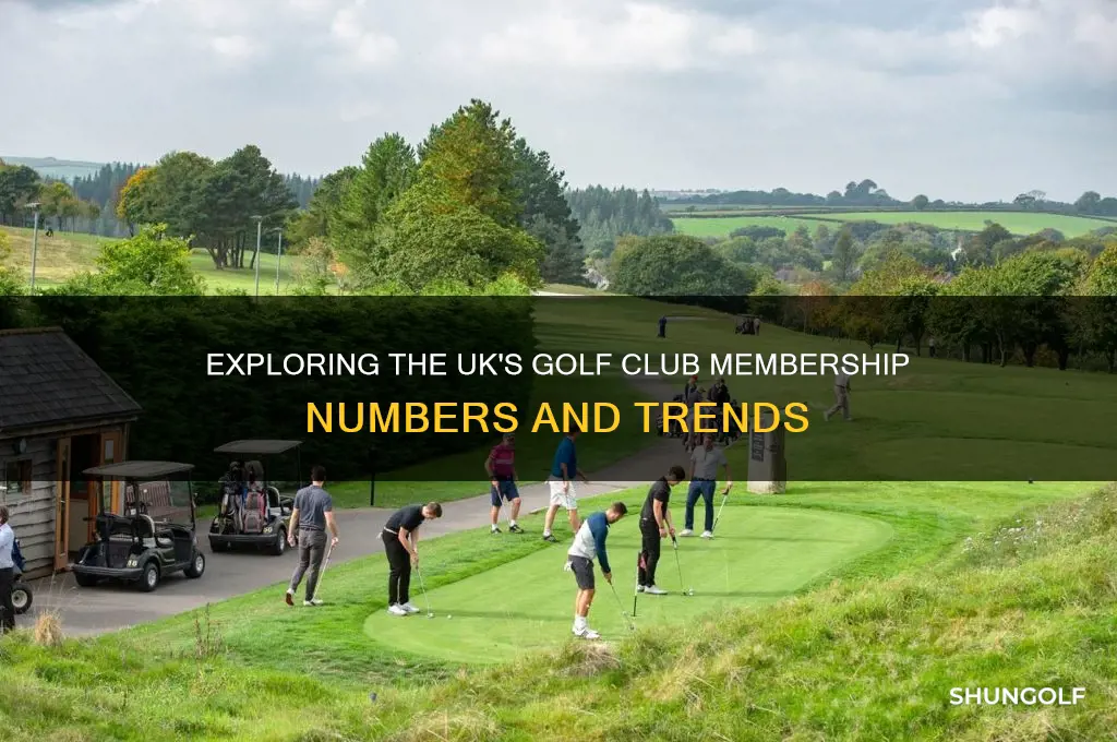 how many golf club members in the uk