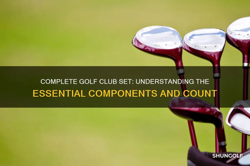 how many golf clubds are in a complete set