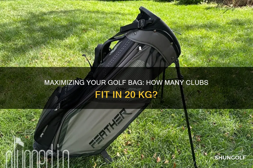 how many golf clubs 20 kg