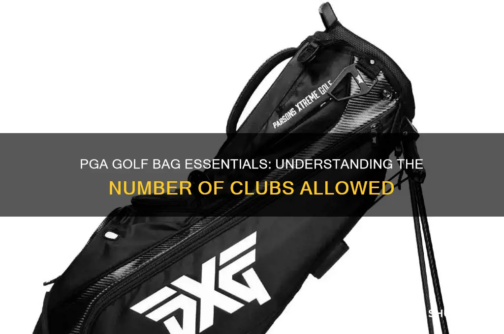 how many golf clubs are in a bag pga