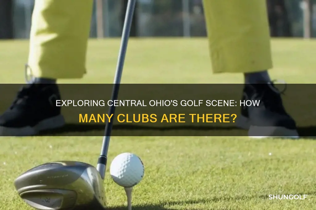 how many golf clubs are in central ohio