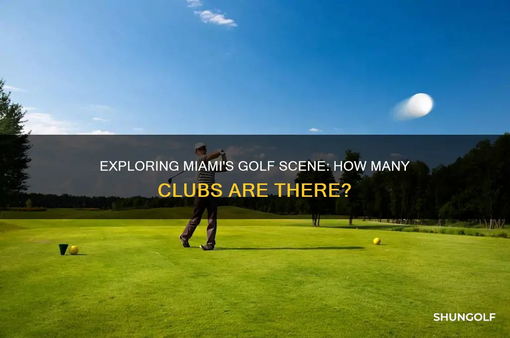 how many golf clubs are there in miami