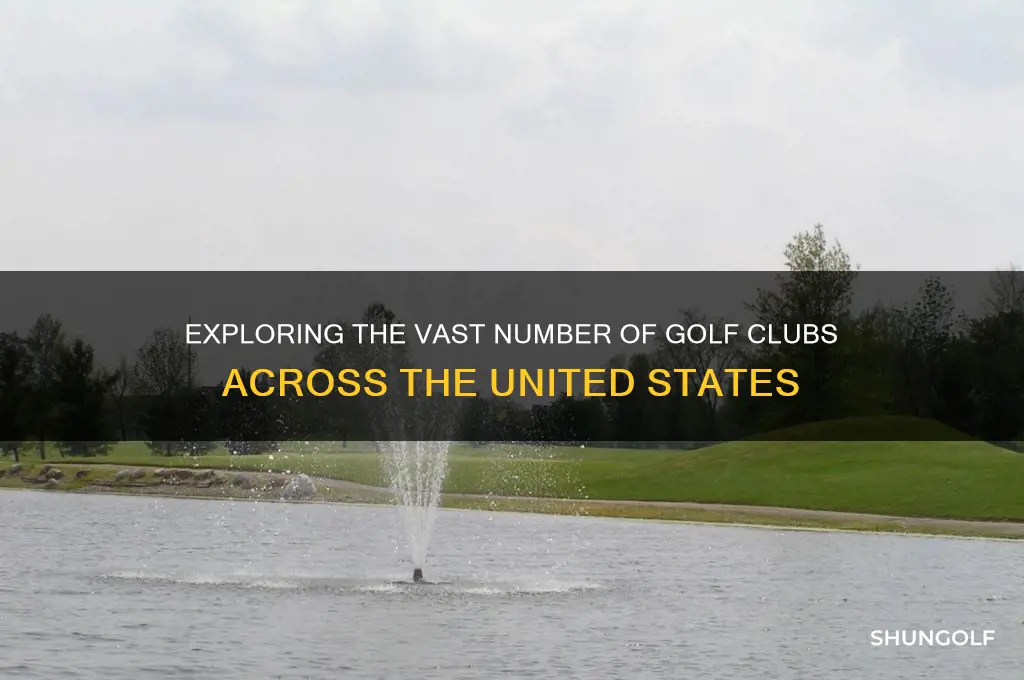 how many golf clubs are there in the united states