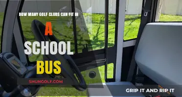 Golf Clubs in a School Bus: Maximizing Space for Your Gear
