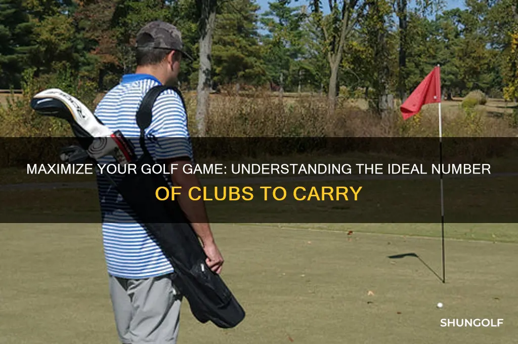 how many golf clubs can you carry golfweek