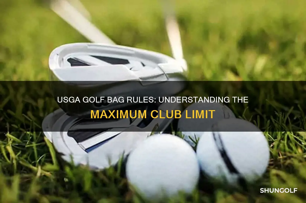 how many golf clubs in a bag usga