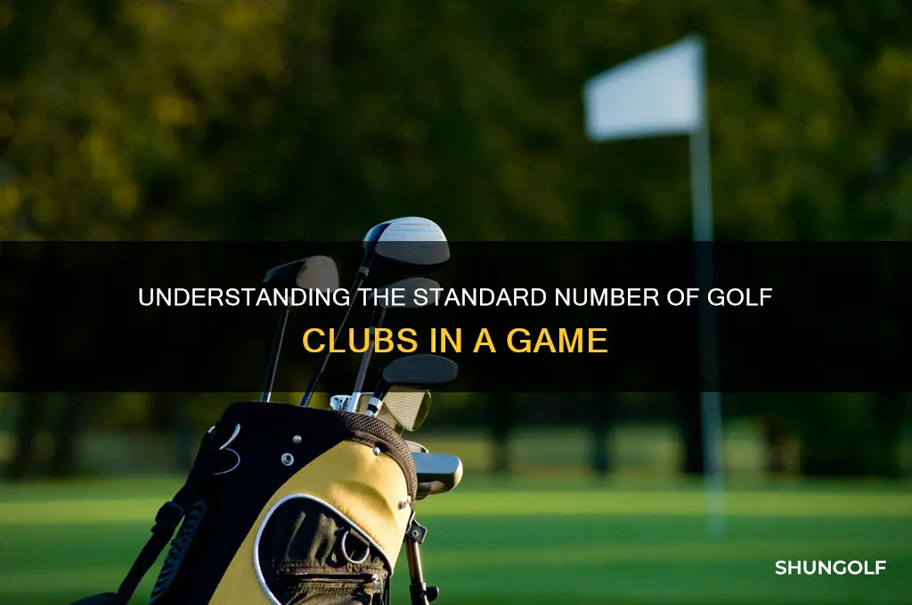 how many golf clubs in a game