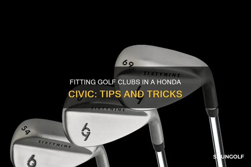 how many golf clubs in a honda civic