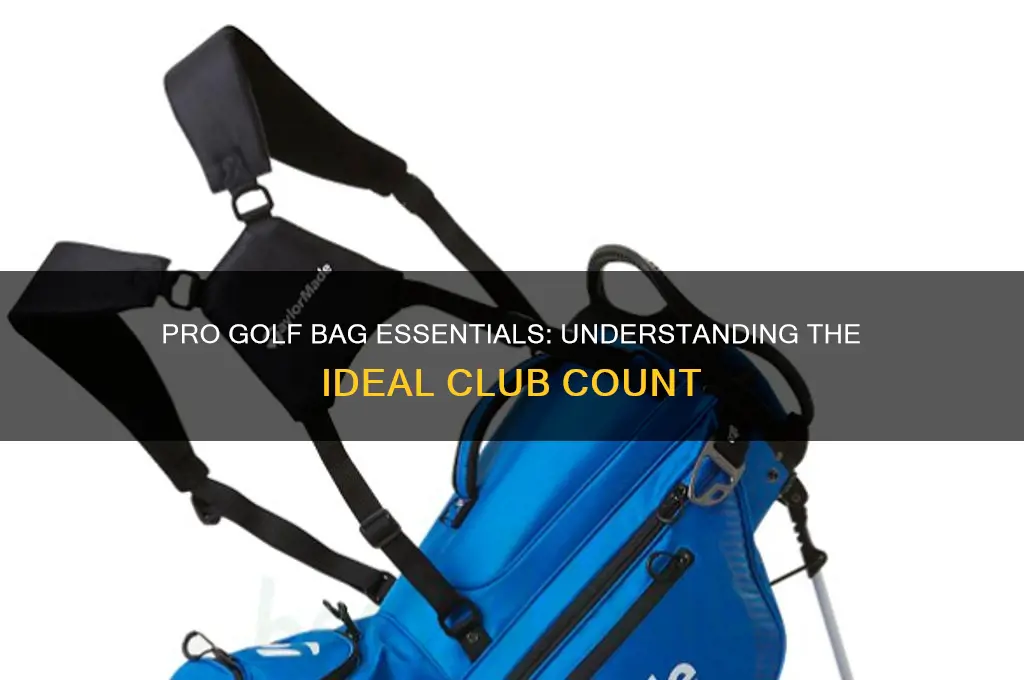 how many golf clubs in a pro bag