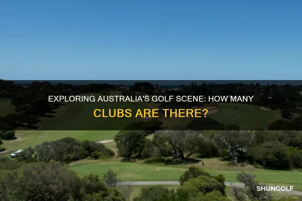 how many golf clubs in australia