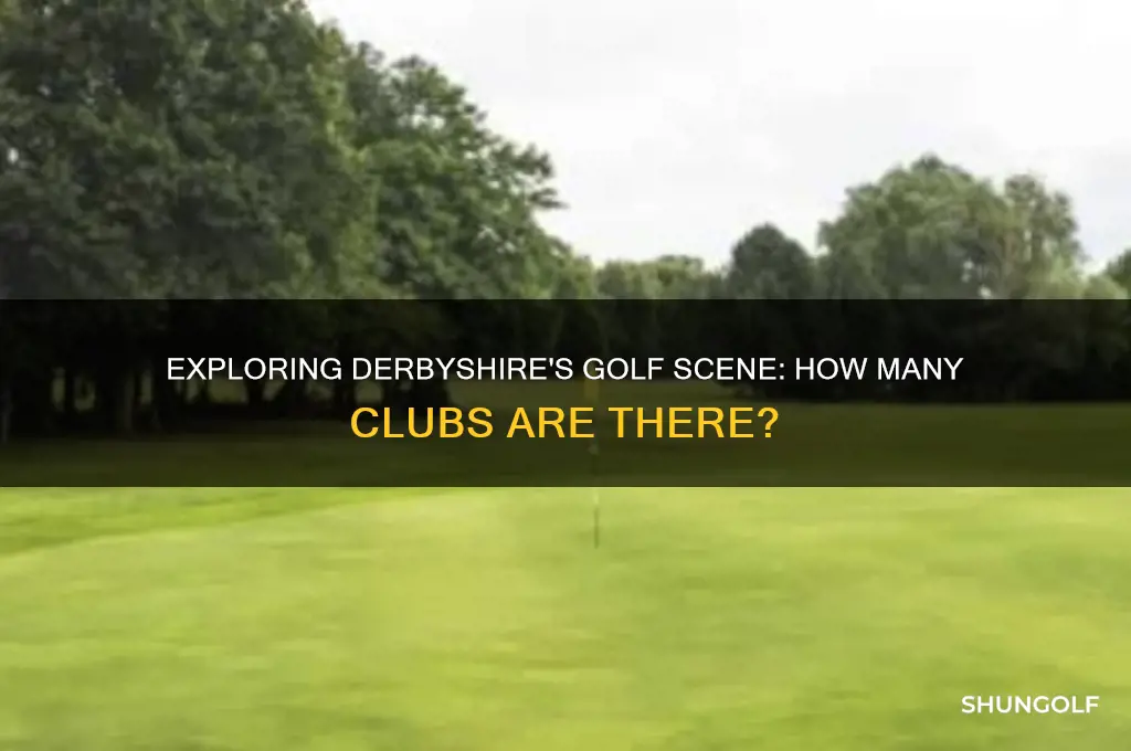 how many golf clubs in derbyshire