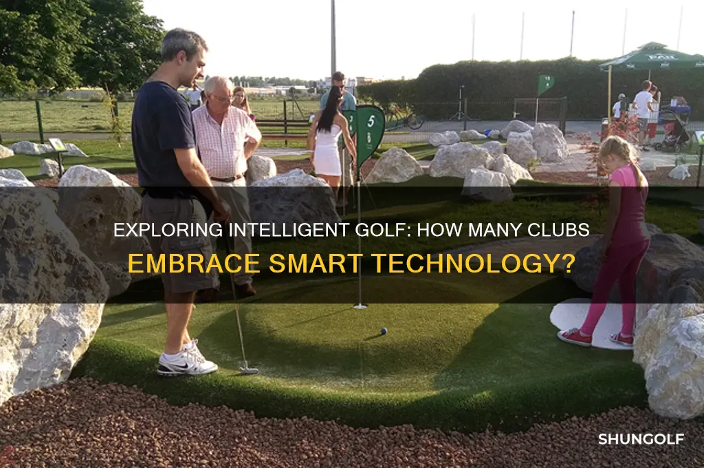 how many golf clubs use intelligent golf
