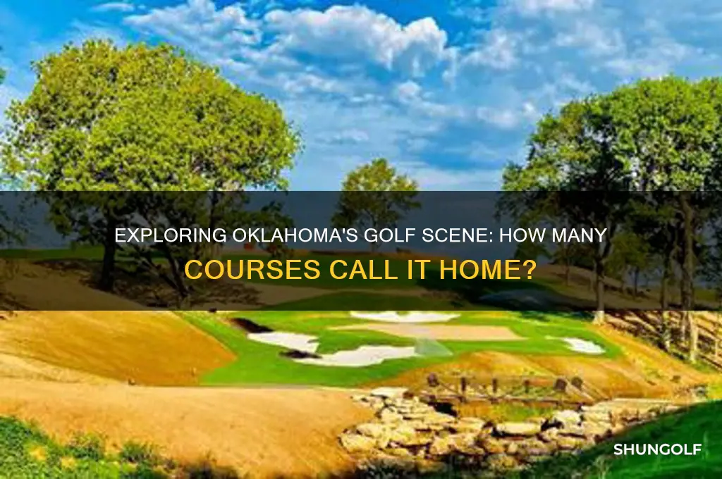 how many golf coourses are in oklahoma