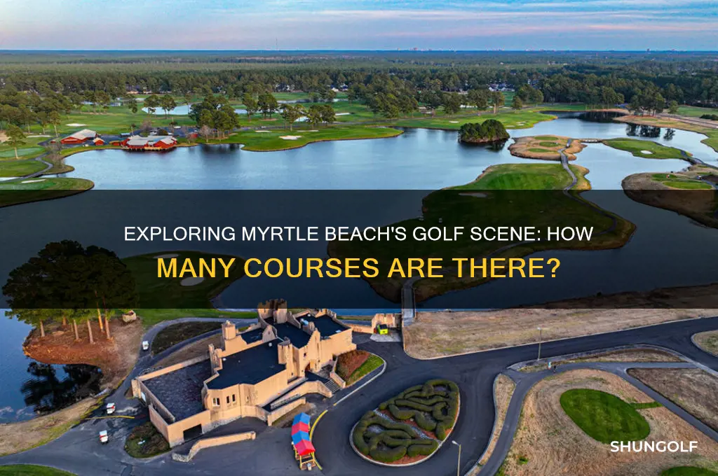 how many golf course are in myrtle beach