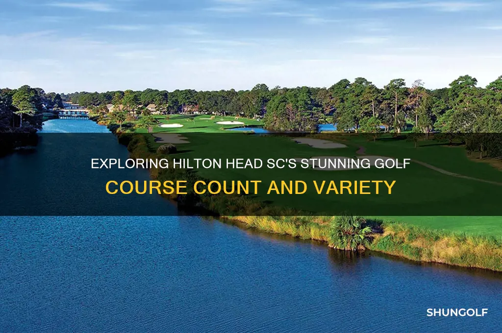how many golf course are on hilton head sc