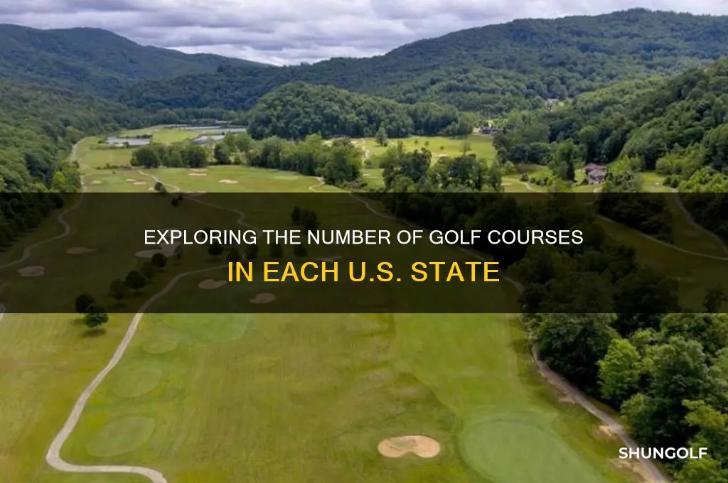 how many golf course by state