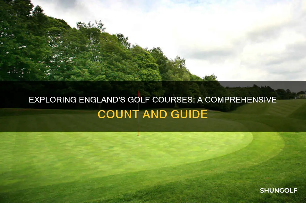 how many golf course in england