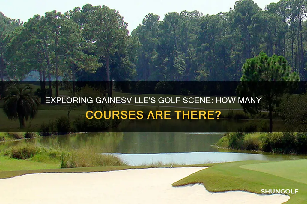 how many golf course in gainesville