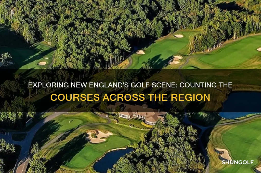 how many golf course in new england