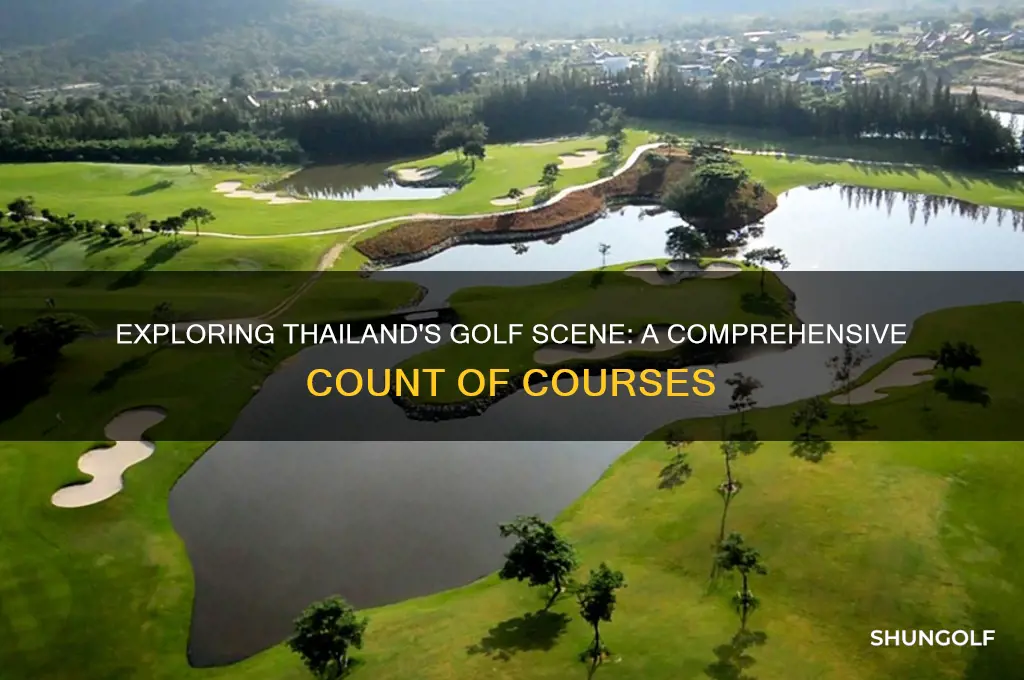 how many golf course in thailand