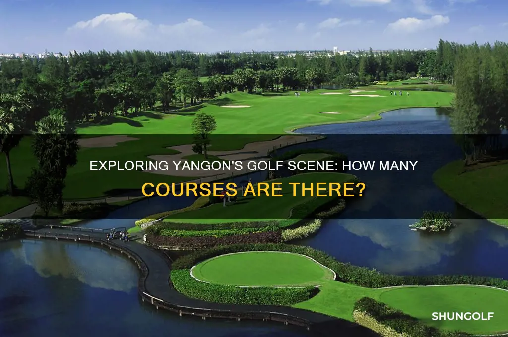 how many golf course in yangon