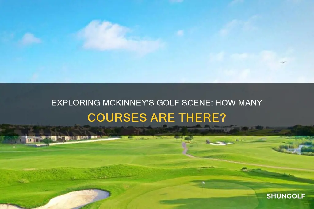 how many golf course mckinney t