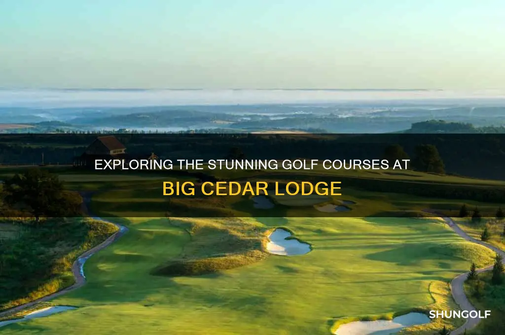 how many golf courses are at big cedar lodge