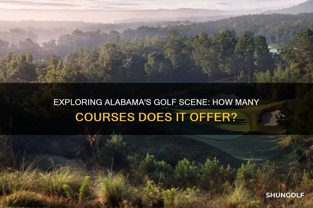 how many golf courses are in alabama