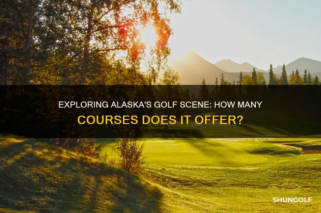 how many golf courses are in alaska