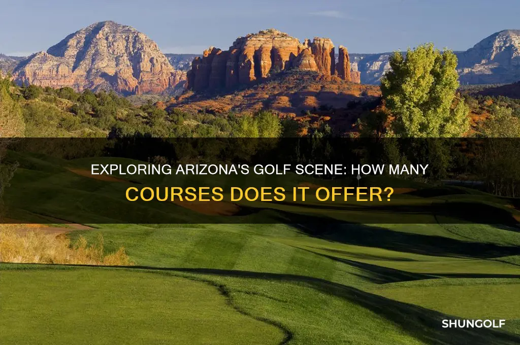 how many golf courses are in arizona