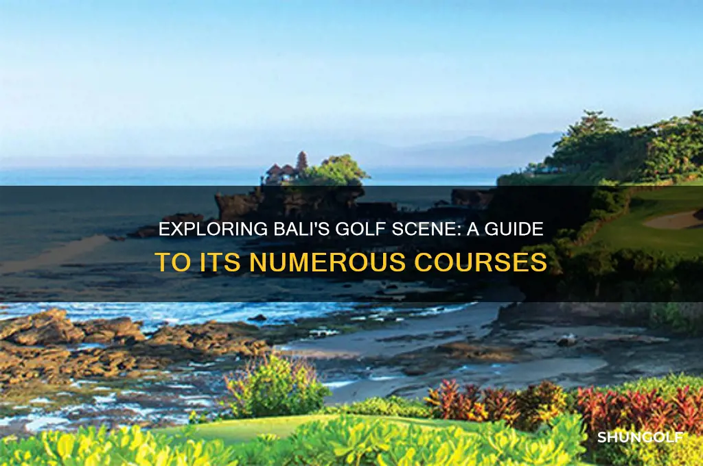 how many golf courses are in bali
