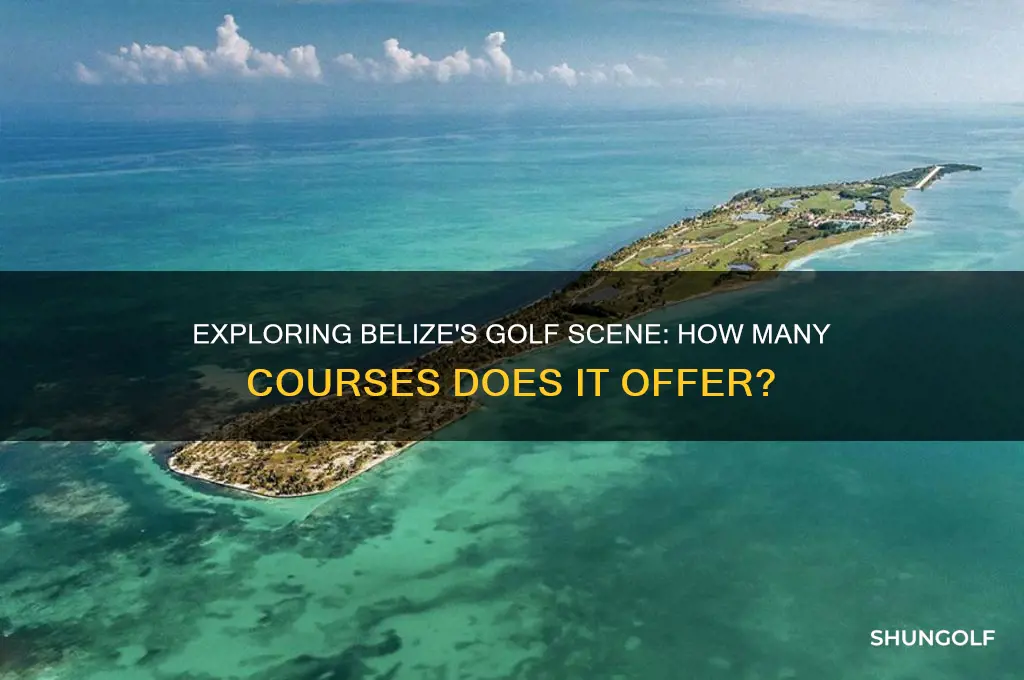 how many golf courses are in belize