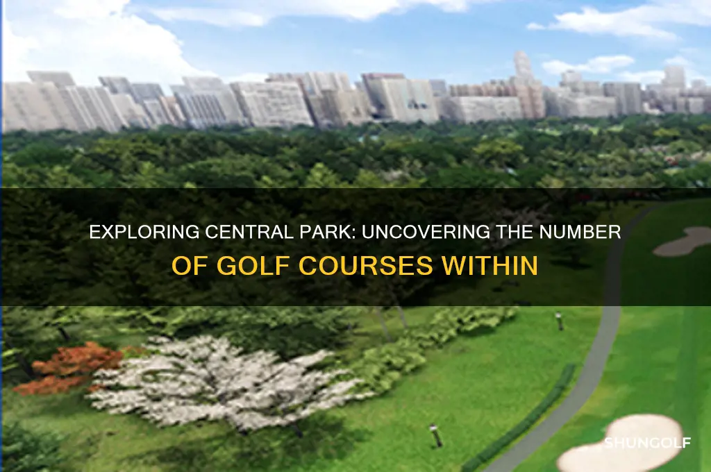 how many golf courses are in central park