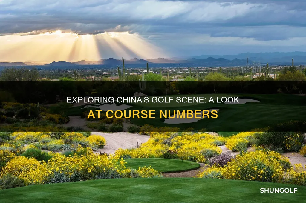 how many golf courses are in china