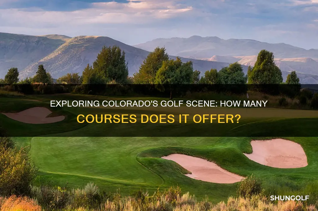 how many golf courses are in colorado