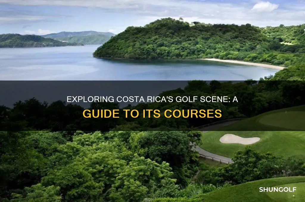 how many golf courses are in costa rica