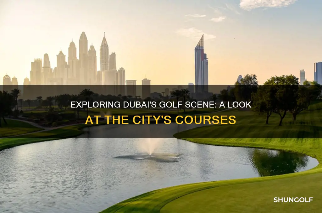 how many golf courses are in dubai