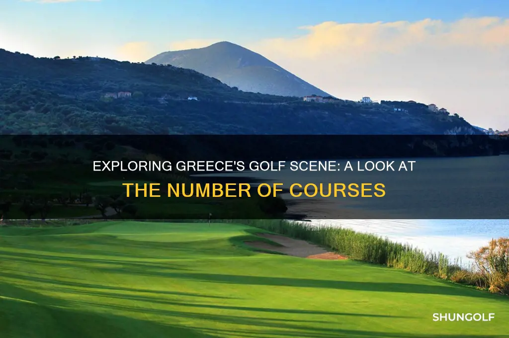 how many golf courses are in greece