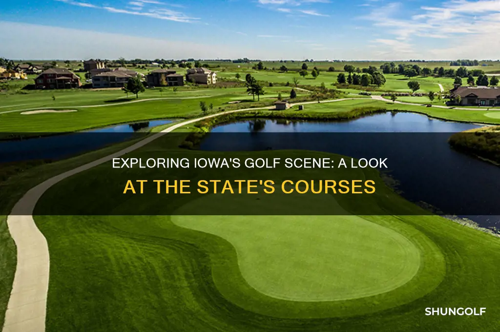 how many golf courses are in iowa