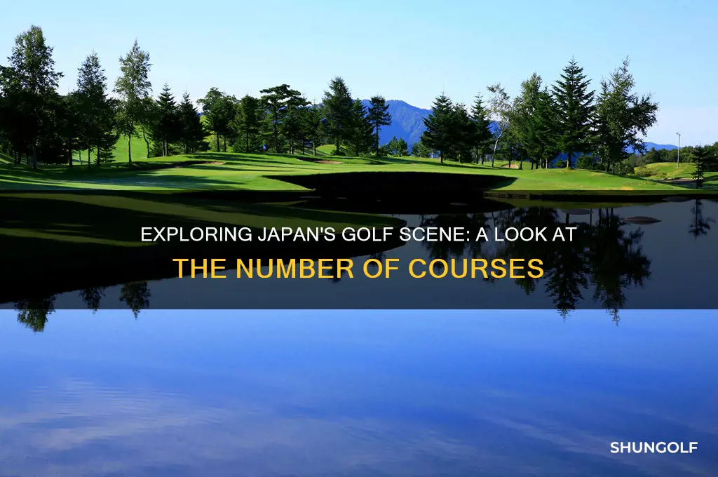 how many golf courses are in japan