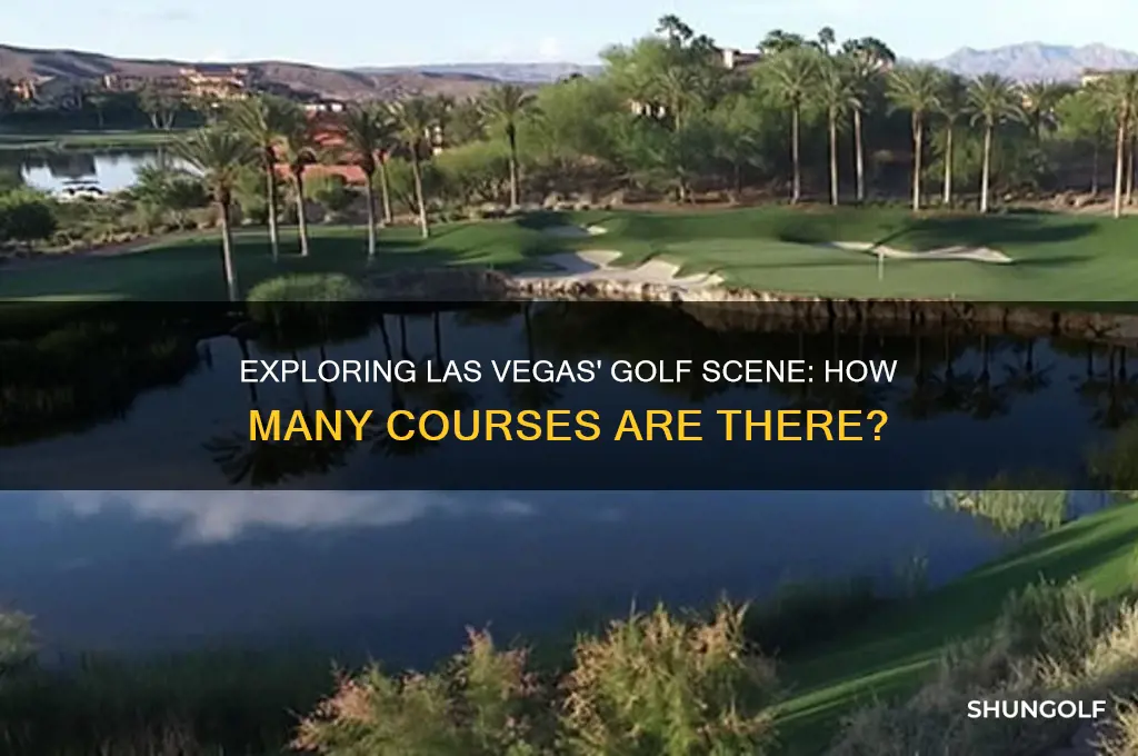 how many golf courses are in las vegas
