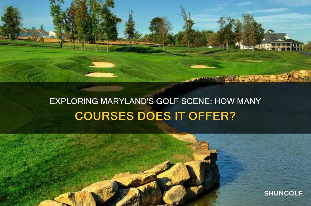 how many golf courses are in maryland