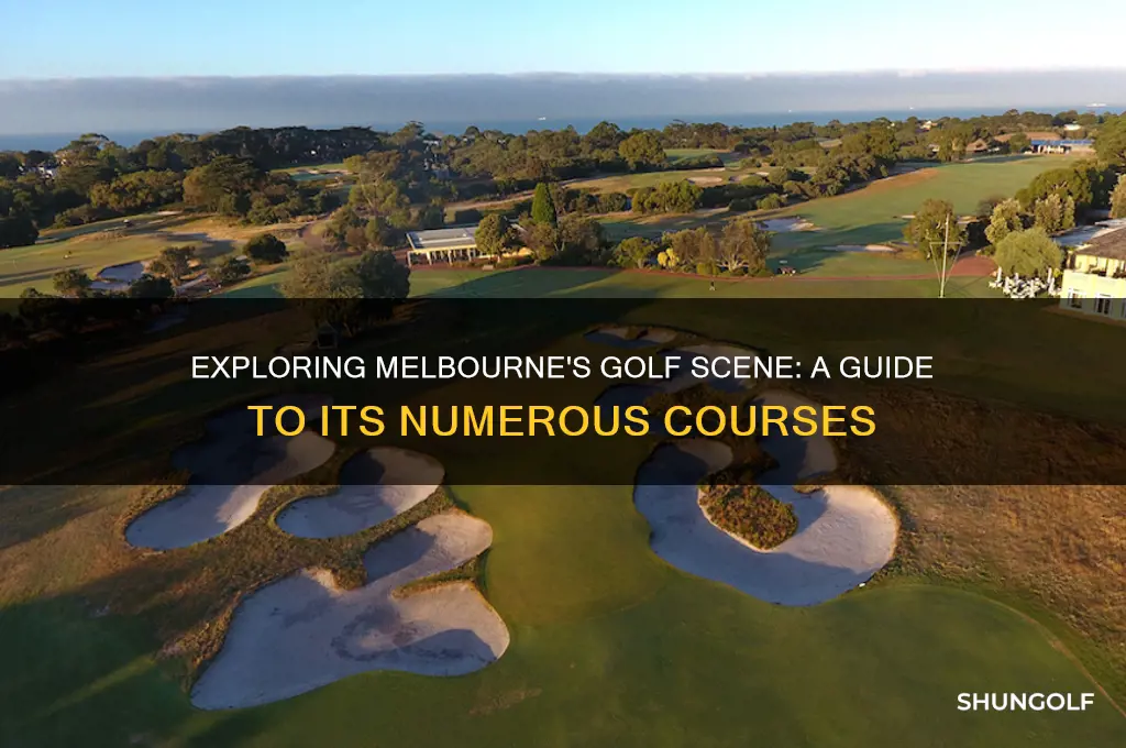 how many golf courses are in melbourne