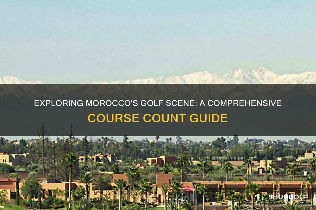 how many golf courses are in morocco