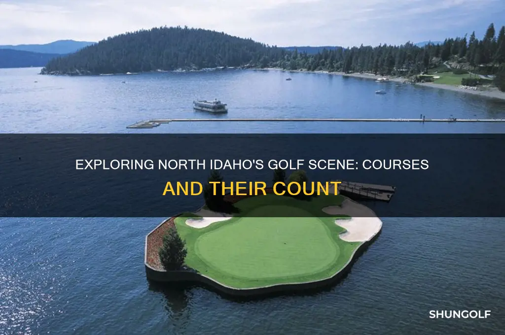 how many golf courses are in north idaho
